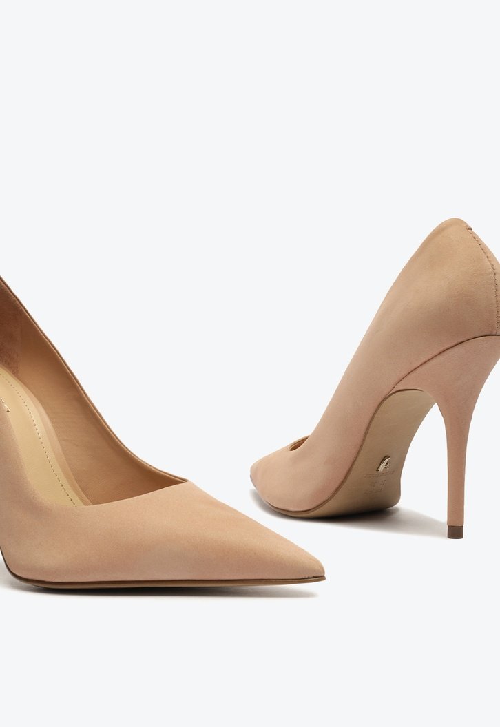 Scarpin nude nobuck on sale