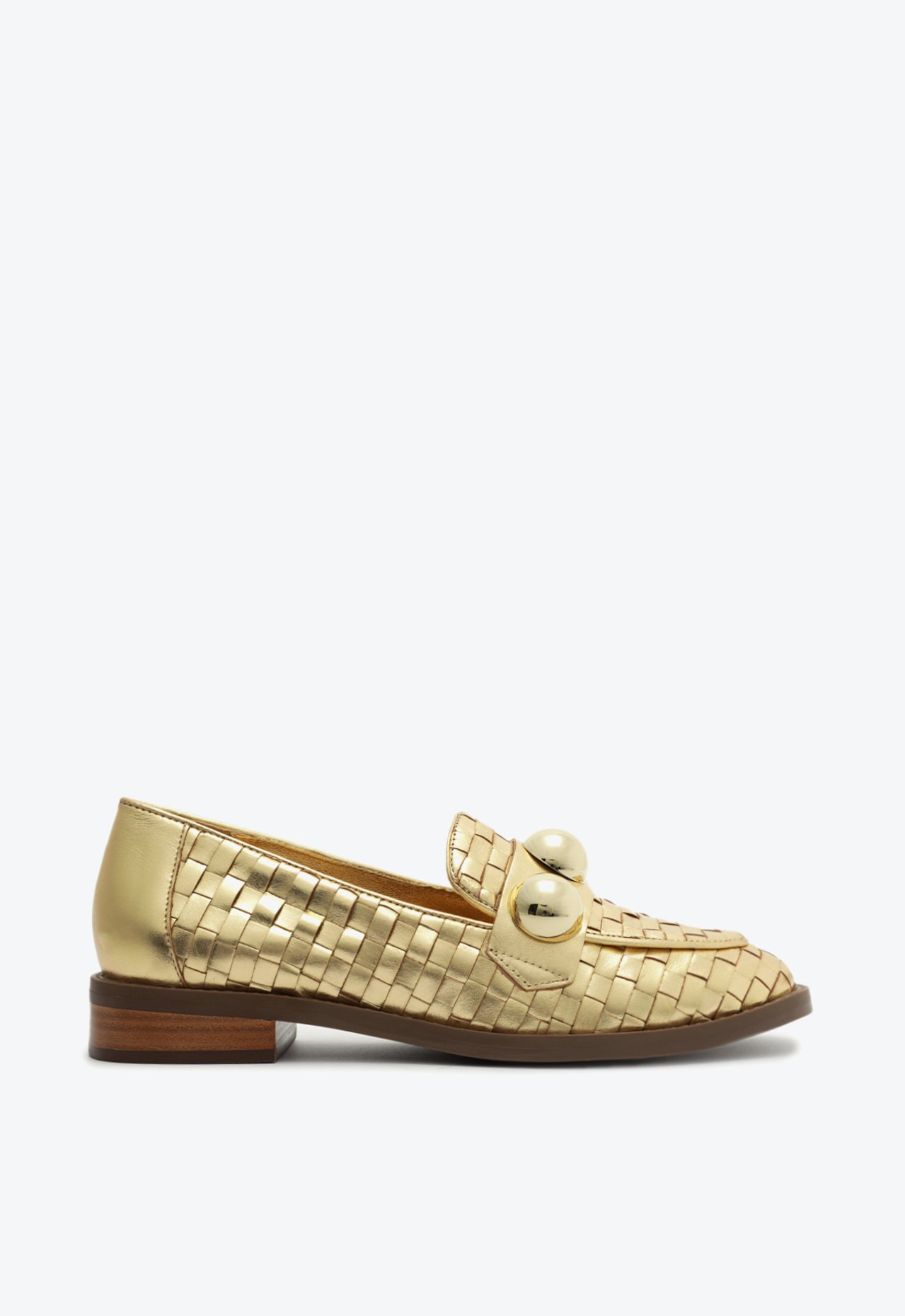 Mocassim Dourado Schutz Dione | ZZ MALL
