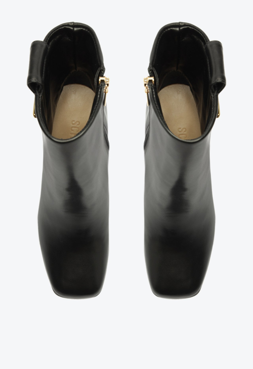 Bota Tarys Couro Preta
