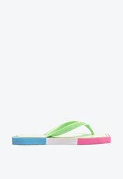 Chinelo De Dedo Verde Brizza Color Square