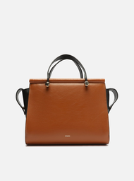 Bolsa Tote Marrom Arezzo Couro Hailey Média