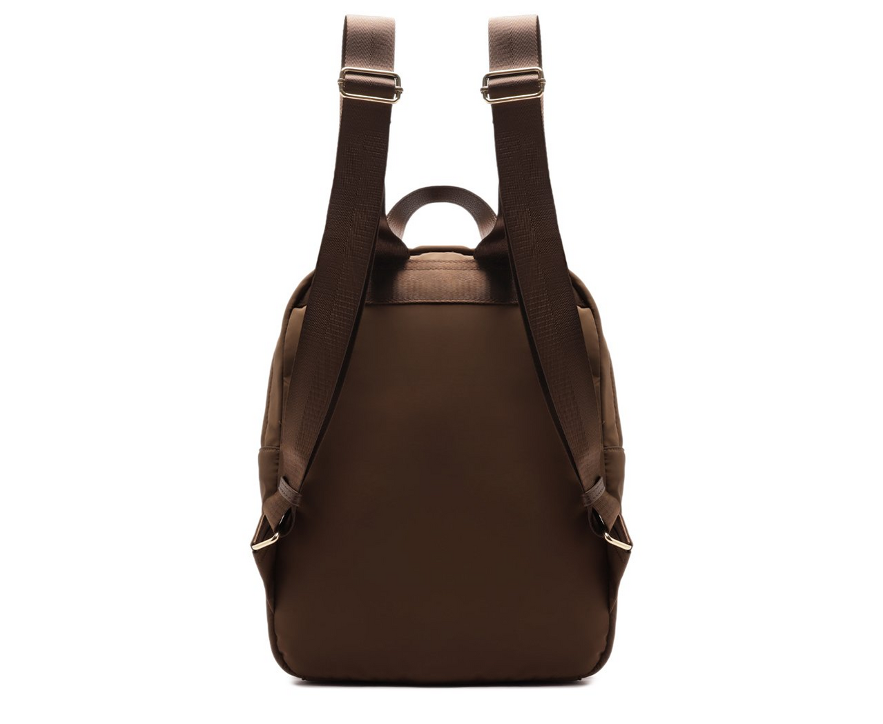 Mochila Grande Bolso Frontal Marrom | ZZ MALL