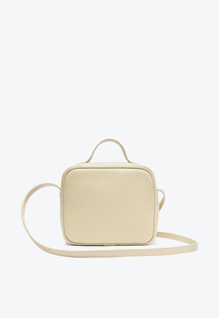 Crossbody Quadrada Branca Média