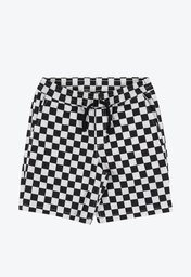 Bermuda Vans Infantil Range Elastic Waist Short Ii Checkerboard