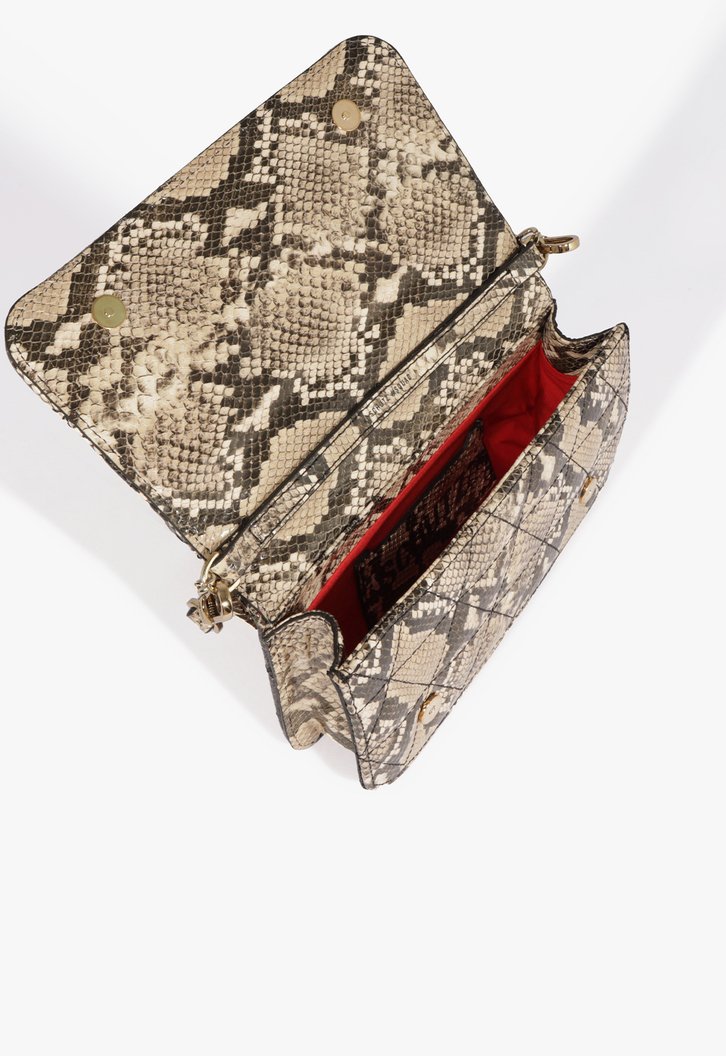 Bolsa Tiracolo Schutz Pequena 944 Wild Couro Snake | ZZ MALL