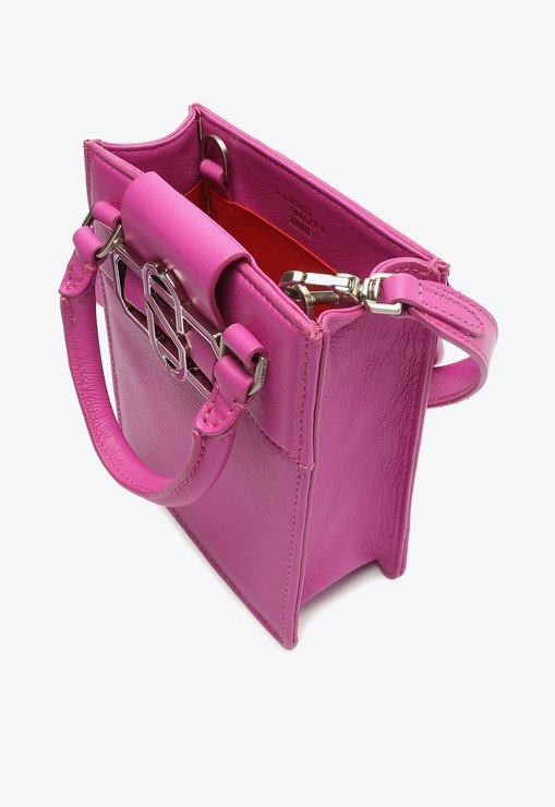 Bolsa Tiracolo Schutz Smolz Annie Couro Rosa