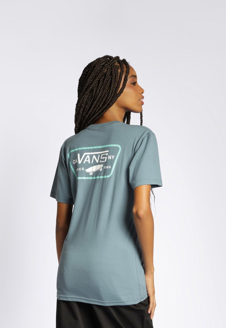 Camiseta Full Patch Back Ss Vans Teal