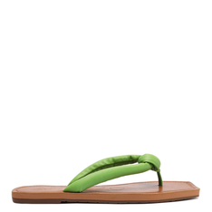 FLIP FLOP VERDE AREZZO TIRAS BOMBADAS