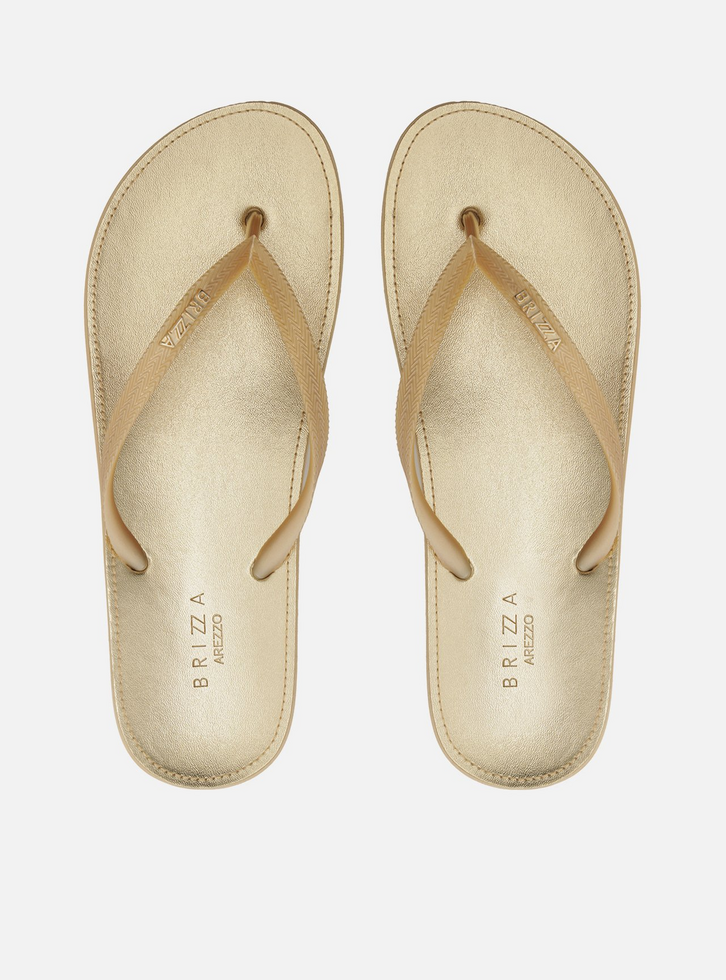 Chinelo de Dedo Dourado Recouro Fit