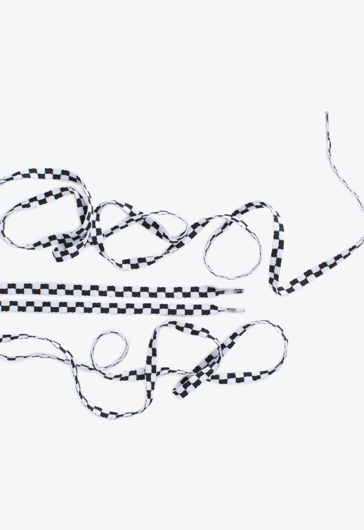 Cadarço Vans Laces 54" Black-White Checkerboard