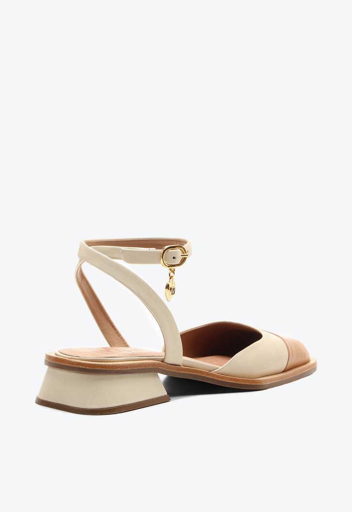 Slingback Branco Vicenza Bess