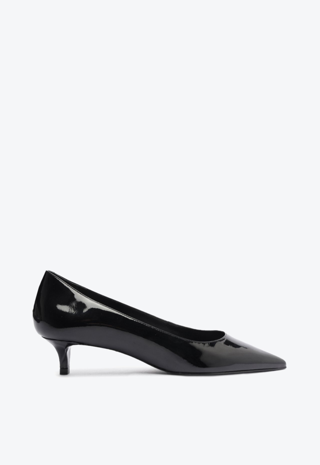 Sapato Scarpin Preto Schutz Laura Mid Verniz | ZZ MALL