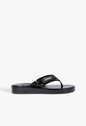 Chinelo Preto Schutz Zoe Couro