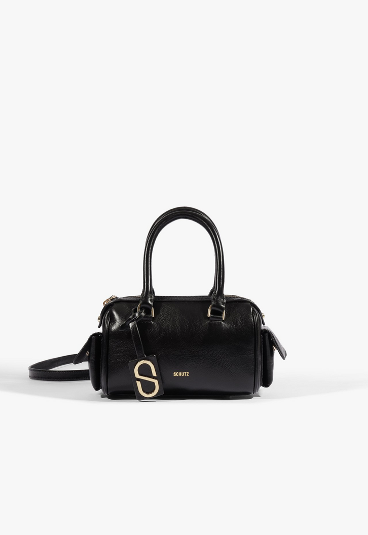 Bolsa Mini Bag Tay Couro Preto