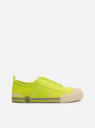 Tênis Slip On Verde Arezzo Lona Collab Alme