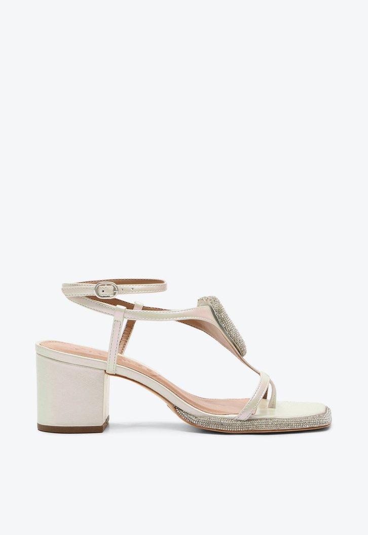 Sandália Branca Vicenza Steffy | ZZ MALL