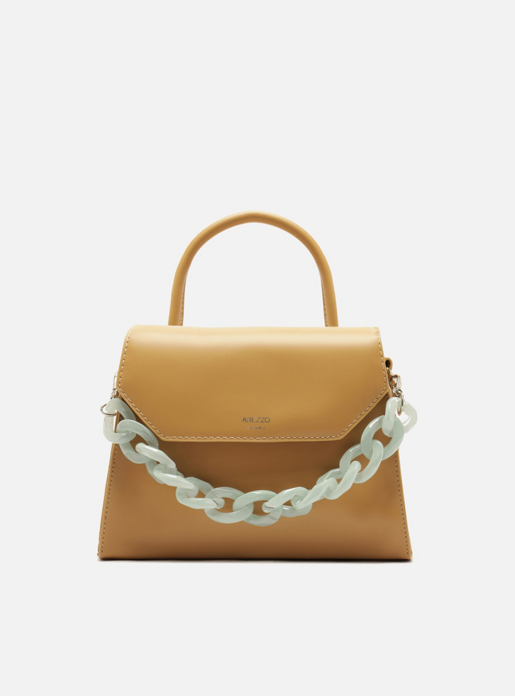 Bolsa Tote Multicolorida Média Alça Corrente