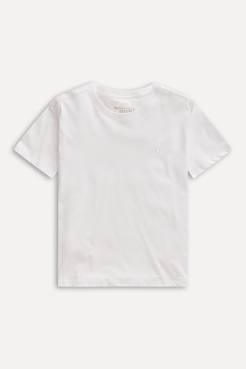 Camiseta Branca Reserva Mini Careca