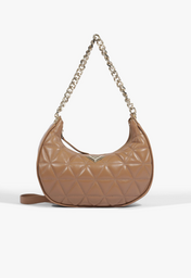 Bolsa Tiracolo 944 Couro Matelassê Marrom