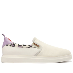 Tênis Slip On Branco E Lilás Anacapri Stella