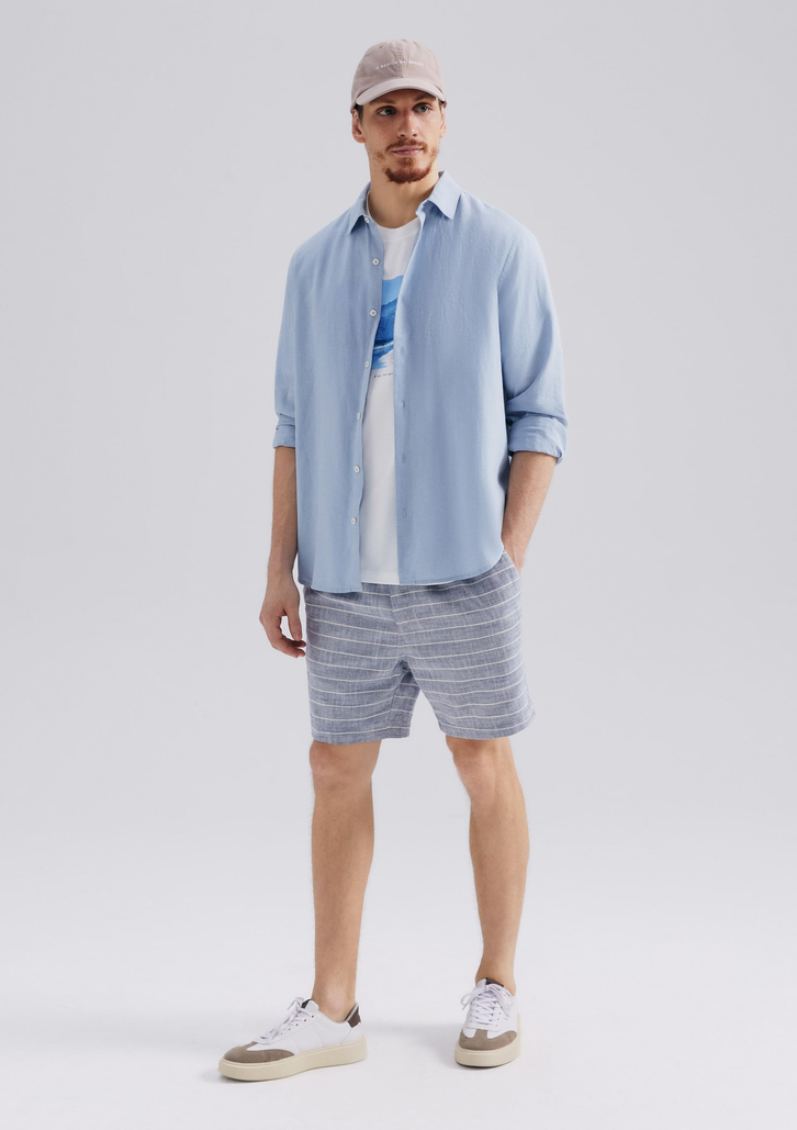 Camiseta Masculina Nude Hering Comfort Super Cotton Com Estampa