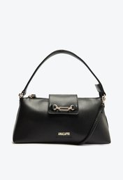 Bolsa Tiracolo Preta Anacapri Baguete Classy Média