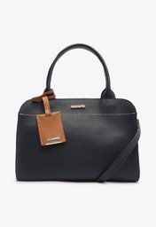 Bolsa Tote Azul Anacapri Detalhe Média