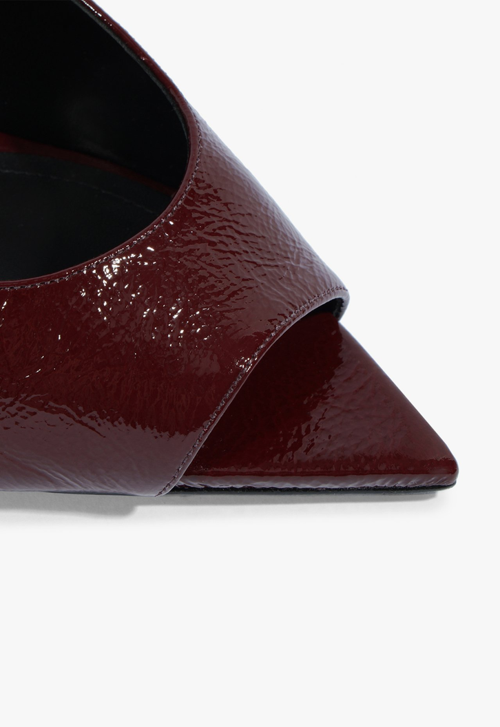 Mule Fierce Couro Vinho
