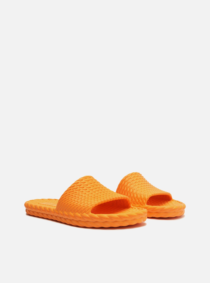 Chinelo Slide Laranja Marrocos Brizza