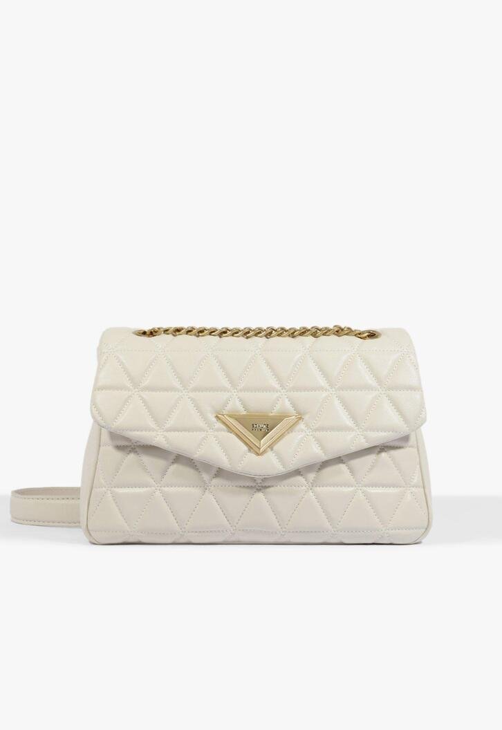 Bolsa Tiracolo Branca Schutz Grande Matelassê 944