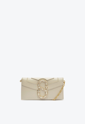 Bolsa Tiracolo Clutch Branca Schutz Poison Couro