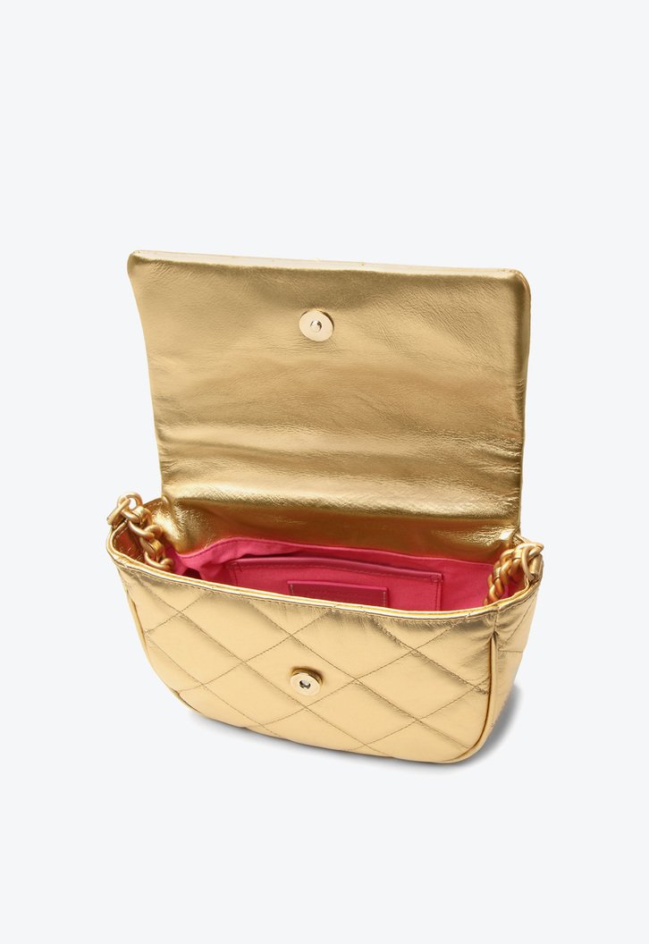 Bolsa Tiracolo Cristine Média Dourado