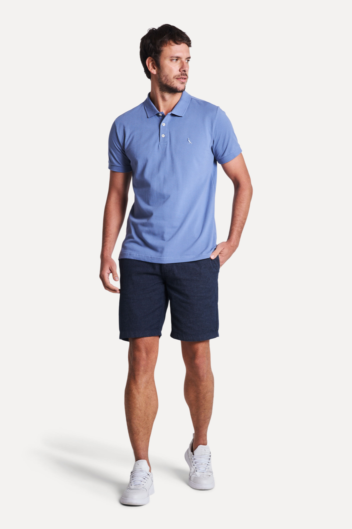 POLO AZUL RESERVA PIQUET CLASSICA