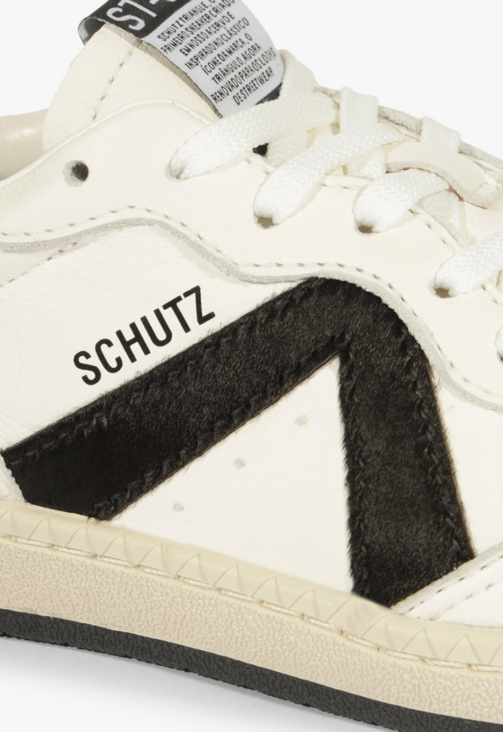 シリウスシンボリ G1 ALLSTAR'S Tênis ST 001 Couro Predo e Branco | ZZ MALL