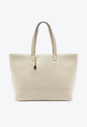 Bolsa Shopping Branca Anacapri Grande Lisa Chaveiro