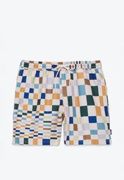 Boardshort Primary Print Elastic Oatmeal