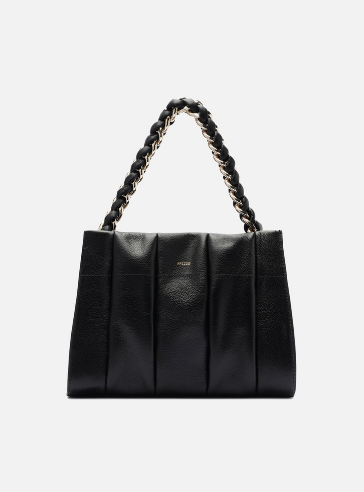 Bolsa Tote Preto Média | ZZ MALL