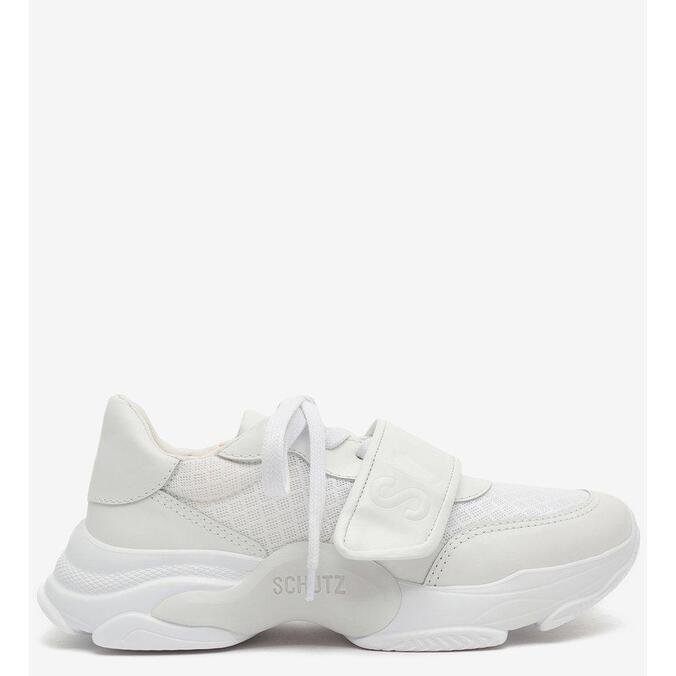 tenis schutz branco com strass
