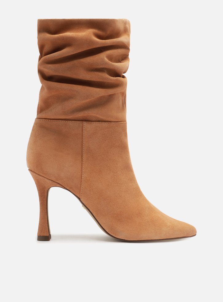 BOTA MARROM AREZZO CAMURCINA SLOUCHY SALTO FINO