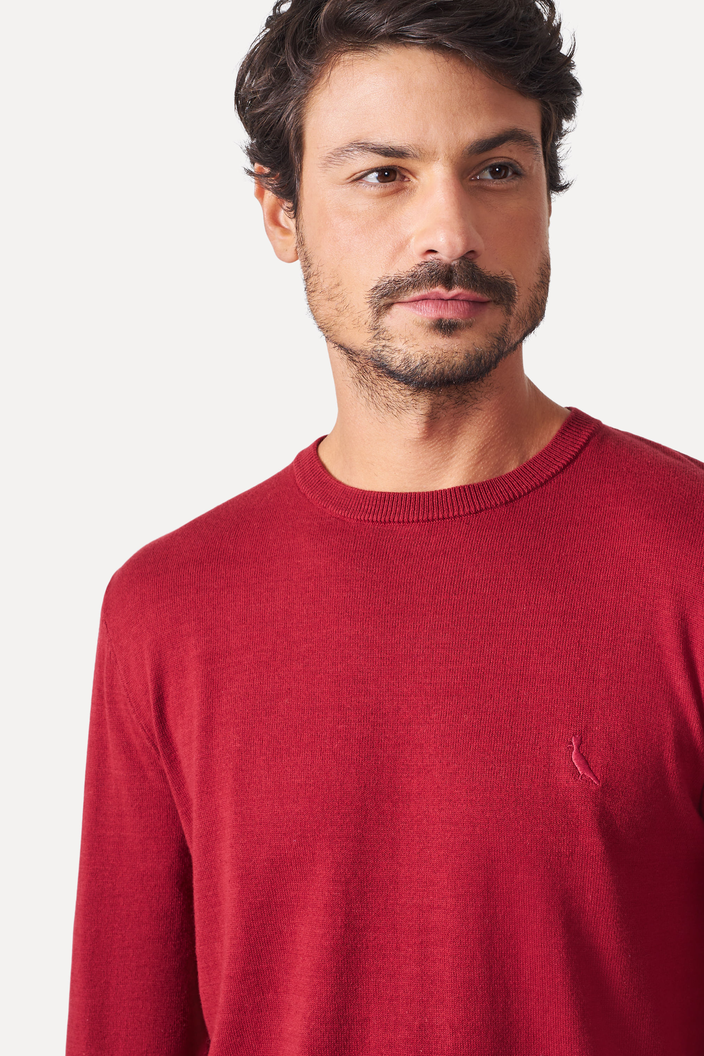 Tricot Vermelho Reserva Gola Careca