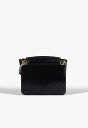 Bolsa Tiracolo Pequena Lilibet Couro Preta | ZZ MALL