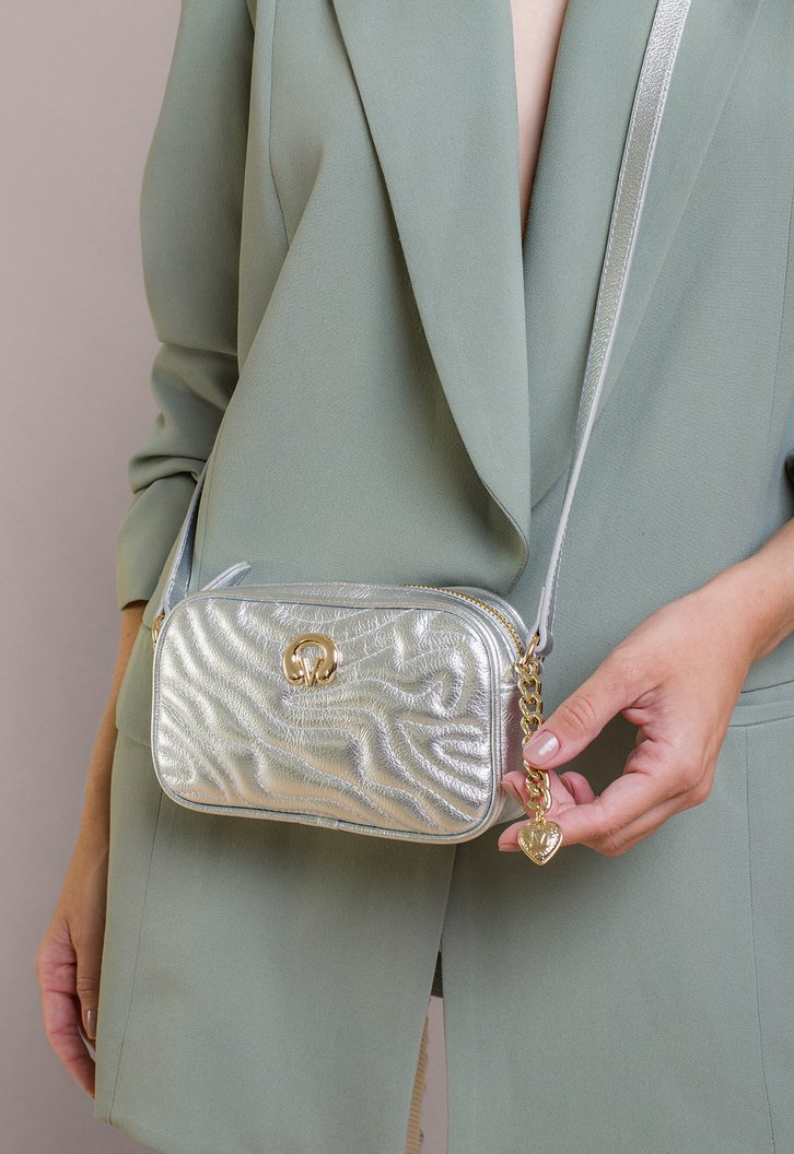 Bolsa Tiracolo Prata Vicenza Tamara Pequena