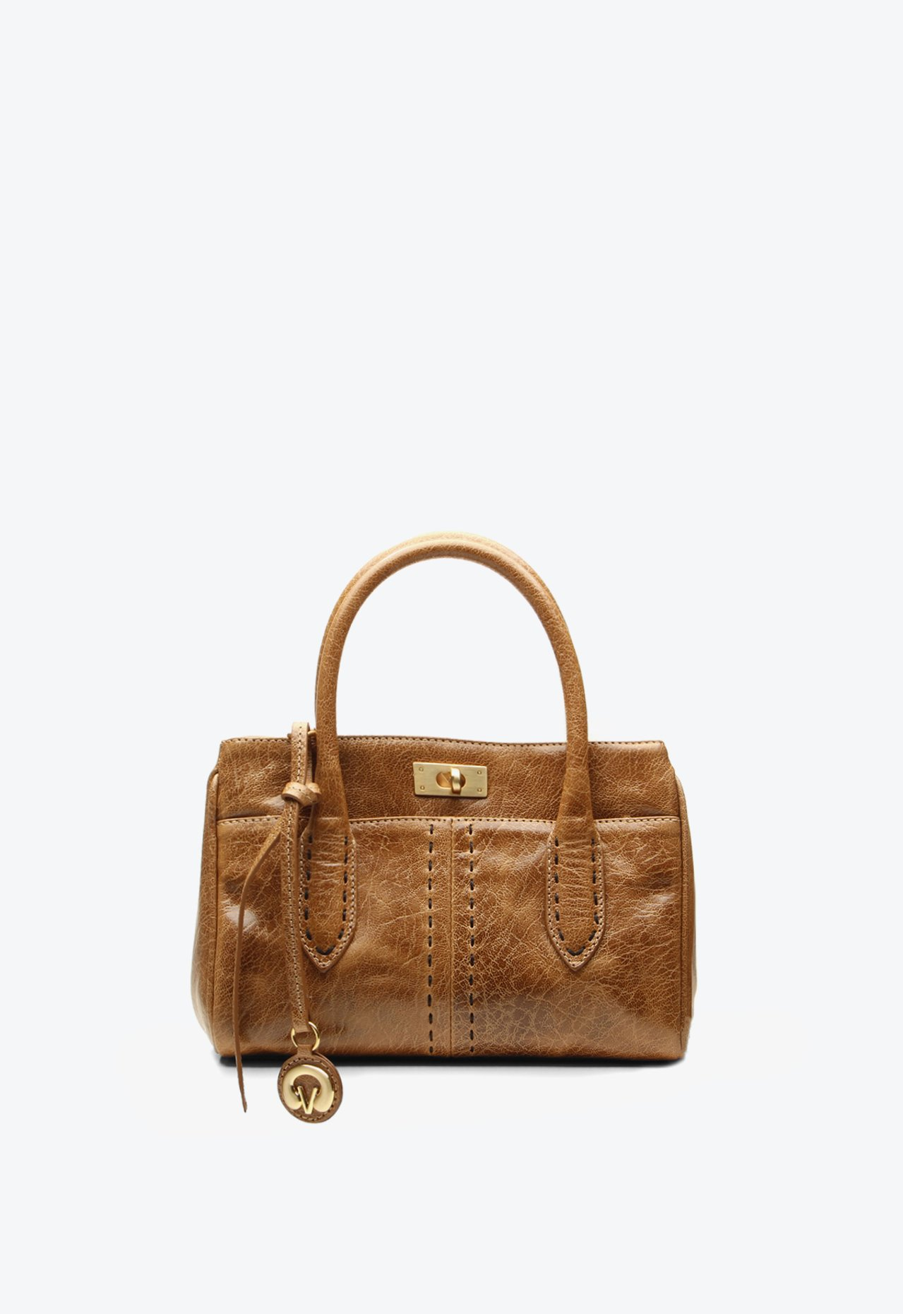 Bolsa Tote Betha Pequena Caramelo | ZZ MALL
