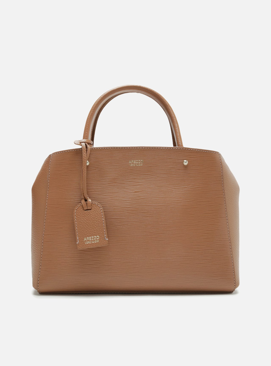 Bolsa Couro Tote Média Bella Natural Peach