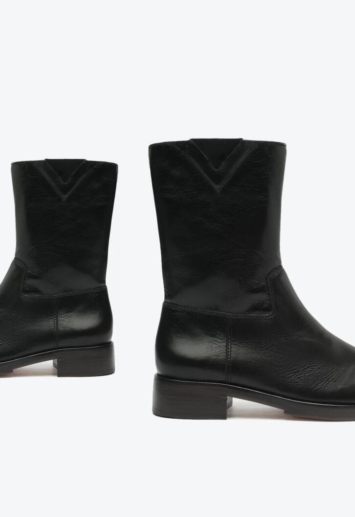 Bota Terrance Couro Preta