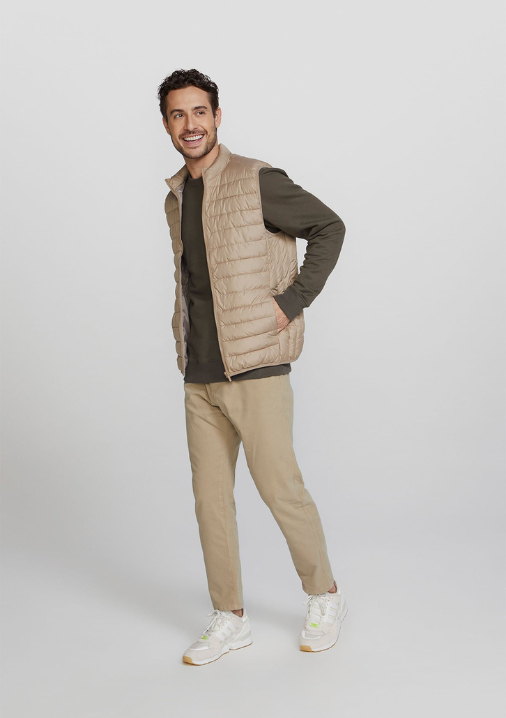 Colete Básico Marrom Hering Puffer Comfort