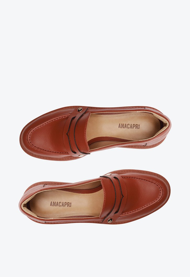Mocassim Marrom Detalhe Removível