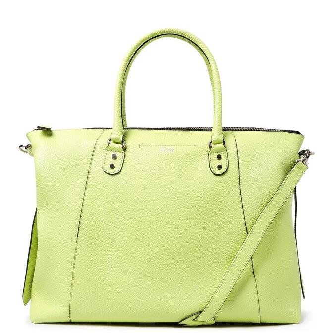 Arezzo bolsa verde clearance