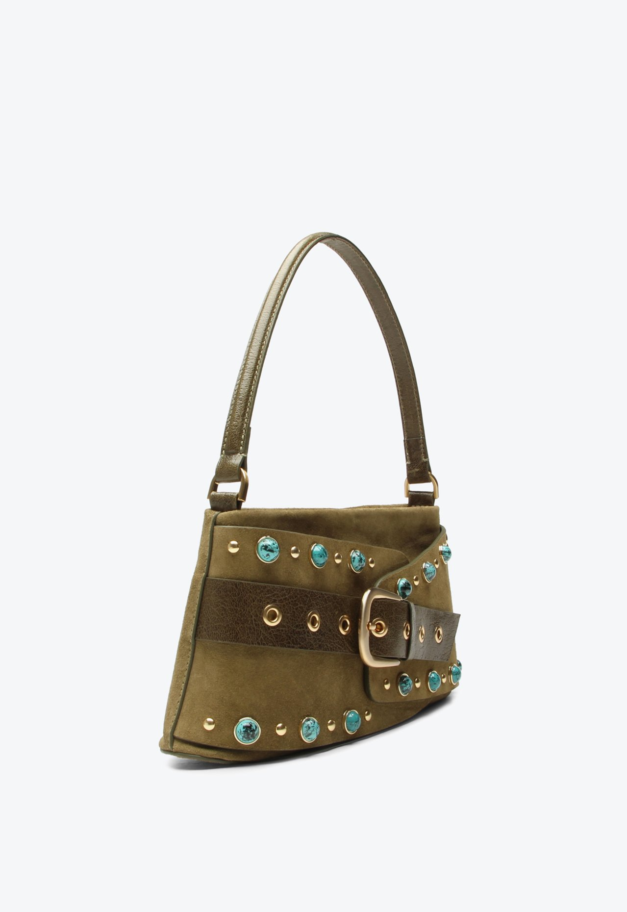 Bolsa Shoulder Thaila Média Verde | ZZ MALL
