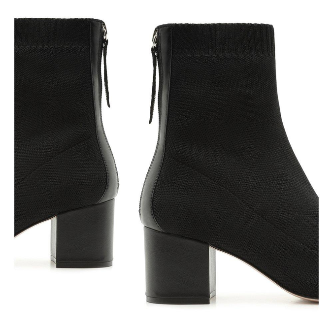 Sock Schutz Boot Block Heel Black Zz Mall